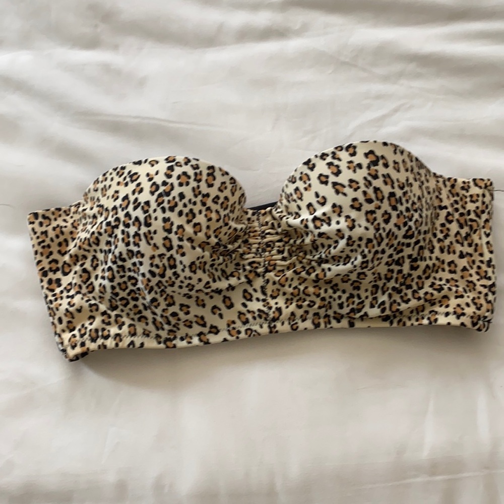 Victoria Secret Leopard Swim Top